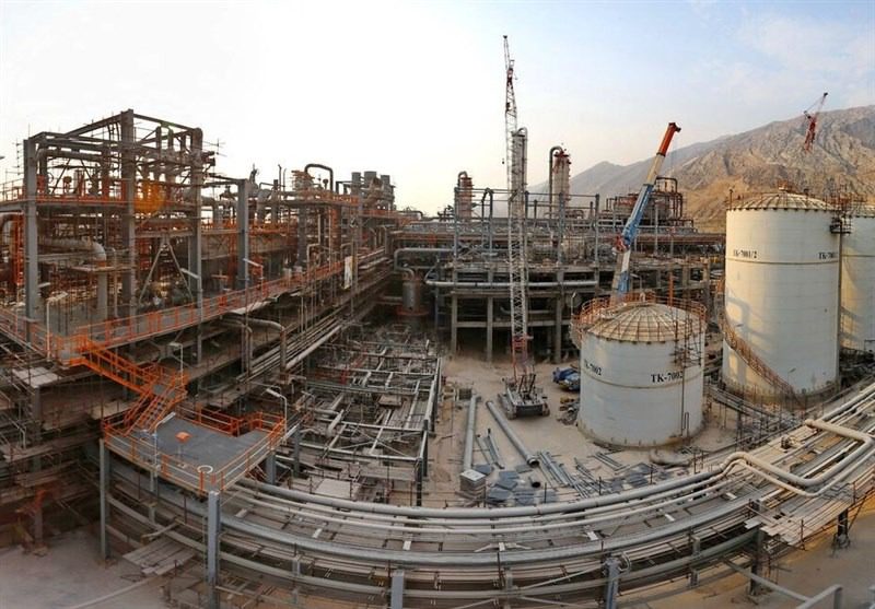 محوطه کارگاهی پتروشیمی رجال